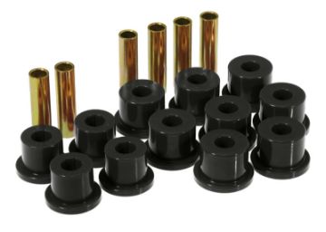 Picture of Prothane 73 - 87 GM Rear Spring Shackle Bushings (w 1.75in Bushings) - Black
