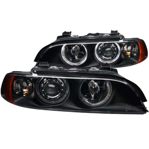 Picture of ANZO 1997 - 2001 BMW 5 Series Projector Headlights w Halo Black