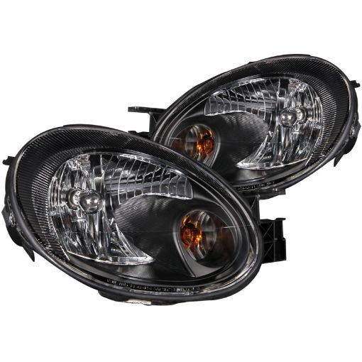 Picture of ANZO 2003 - 2005 Dodge Neon Crystal Headlights Black