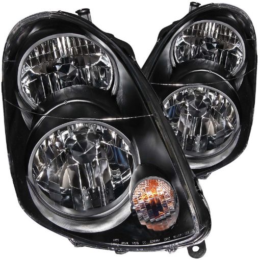 Picture of ANZO 2003 - 2004 Infiniti G35 Crystal Headlights Black