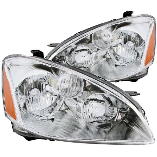 Picture of ANZO 2002 - 2004 Nissan Altima Crystal Headlights Chrome