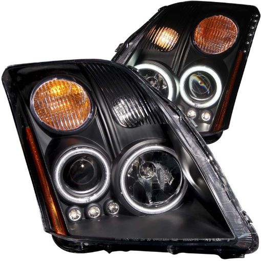 Picture of ANZO 2007 - 2012 Nissan Sentra Projector Headlights Black