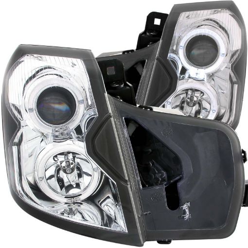 Picture of ANZO 2003 - 2007 Cadillac Cts Projector Headlights w Halo Chrome