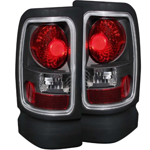 Picture of ANZO 1994 - 2001 Dodge Ram Taillights Black