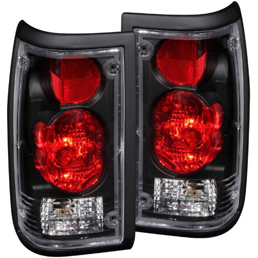 Picture of ANZO 1986 - 1993 Mazda B2000 Taillights Black
