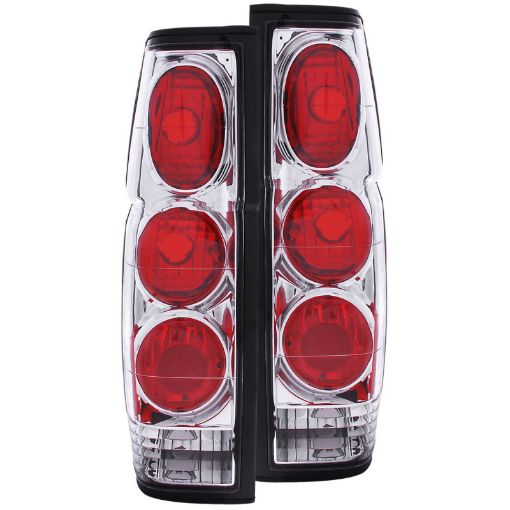 Picture of ANZO 1986 - 1997 Nissan Hardbody Taillights Chrome