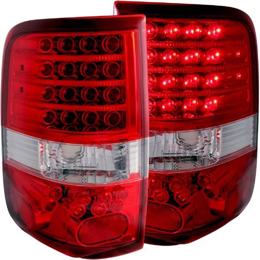 Picture of ANZO 2004 - 2008 Ford F - 150 LED Taillights RedClear