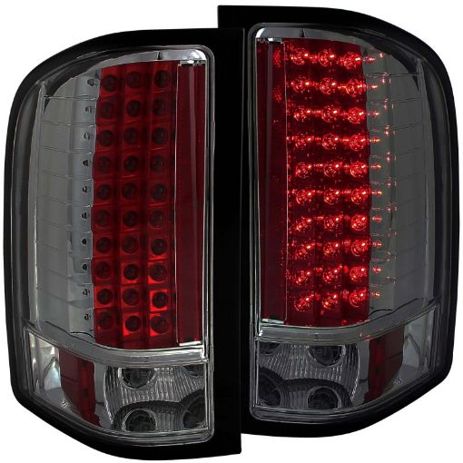 Picture of ANZO 2007 - 2013 Chevrolet Silverado 1500 LED Taillights Smoke