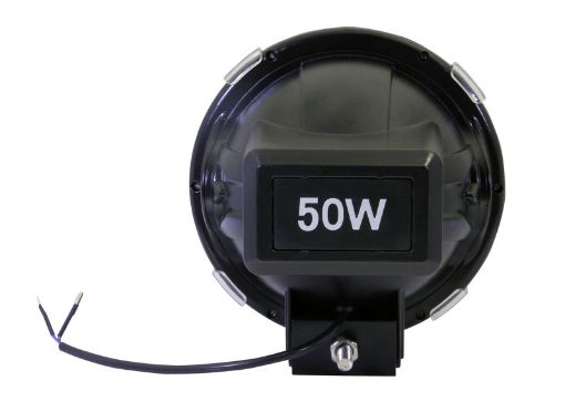 Picture of ANZO Hid Off Road Light Universal 50 Watt 7in HID Off Road Fog Light w AnzoUSA Red bezel