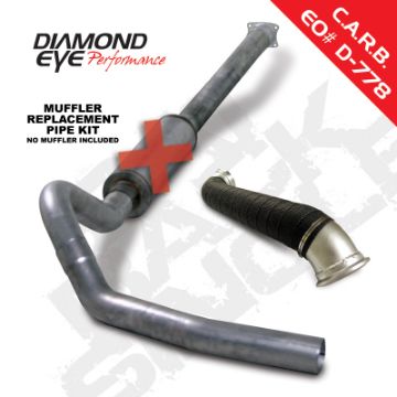 Picture of Diamond Eye KIT 4in CB MRP SGL w TDP SS 04 - 05 ChevyGMC 6.6L Duramax 25003500