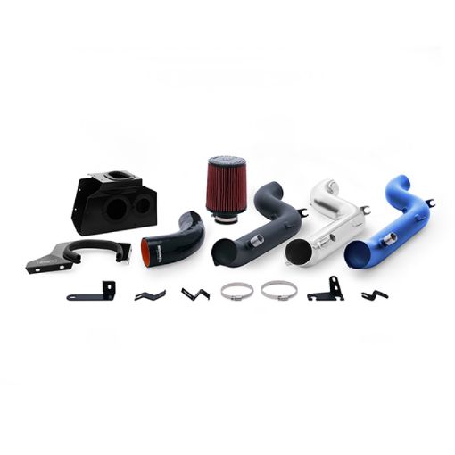 Picture of Mishimoto 2016 Ford Focus RS 2.3L Performance Air Intake Kit - Wrinkle Nitrous Blue