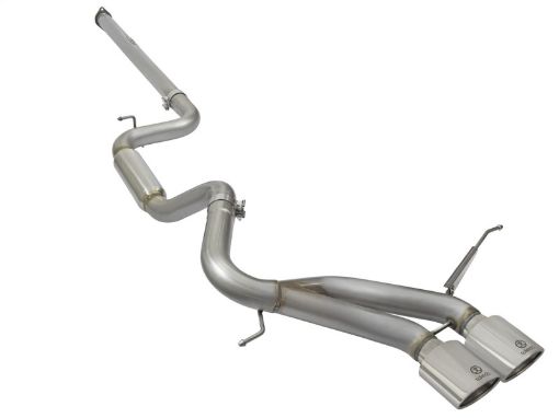 Picture of aFe POWER Takeda 3in 304 SS Cat - Back Exhaust w Polished Tips 13 - 17 Ford Focus ST L4 - 2.0L (t)