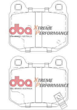 Picture of DBA 03 - 06 EVO 04 - 09 STi 03 - 07 350Z Track EditionG35 w Brembo XP650 Rear Brake Pads