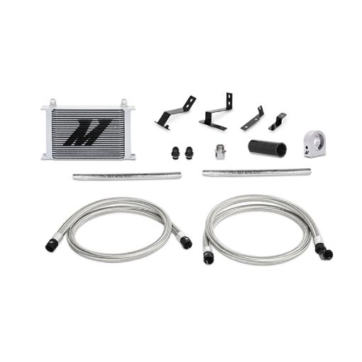 Picture of Mishimoto 16 Chevrolet Camaro LT 2.0 Oil Cooler Kit - Silver