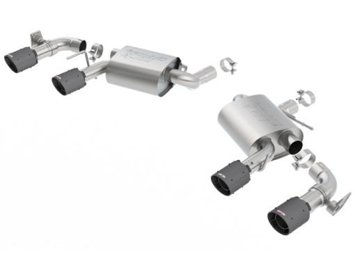 Picture of Borla 2016 - 2017 Chevrolet Camaro SS ATMT RWD S - type Exhaust (w Dual Mode Valves) - Black CF Tip