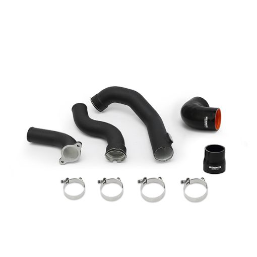 Picture of Mishimoto 2016 Chevrolet Camaro 2.0T 2013 Cadillac ATS Intercooler Pipe Kit - Wrinkle Black