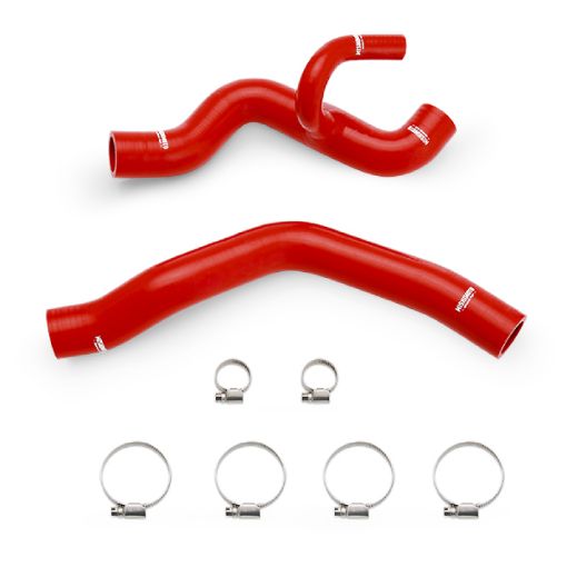 Picture of Mishimoto 2016 Chevrolet Camaro V6 Silicone Radiator Hose Kit (wo HD Cooling Package) - Red