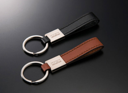 Picture of HKS HKS LEATHER KEYRING CAMEL