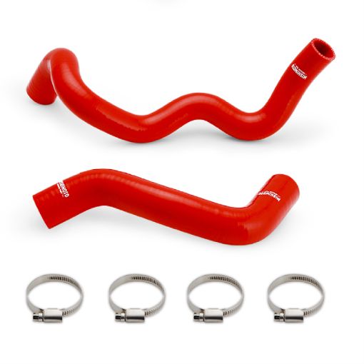 Picture of Mishimoto 2016 Ford Focus RS Silicone Radiator Hoses Red