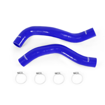 Picture of Mishimoto 2016 Nissan Titan XD Silicone Hose Kit Blue