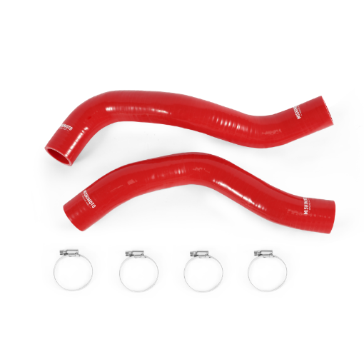 Picture of Mishimoto 2016 Nissan Titan XD Silicone Hose Kit Red