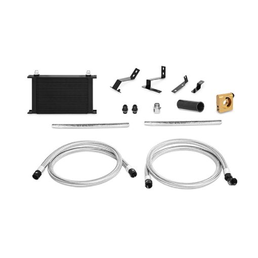 Picture of Mishimoto 2016 Chevrolet Camaro 2.0t Thermostatic Oil Cooler Kit Black