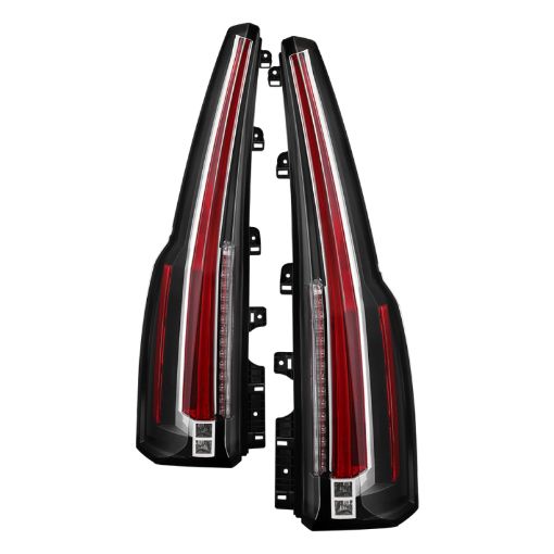 Picture of Spyder Chevy Tahoe Suburban 15 - 17 LED Tail Lights (Escalade Style) Black ALT - JH - CSUB15 - 2IN1LED - BK