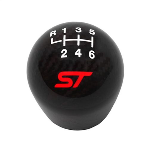Picture of Ford Racing 13 - 17 Focus ST Black Carbon Fiber 6 Speed Shift Knob