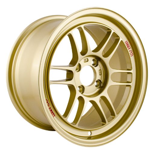 Picture of Enkei RPF1 15x8 4x100 28mm Offset 75mm Bore Gold Wheel