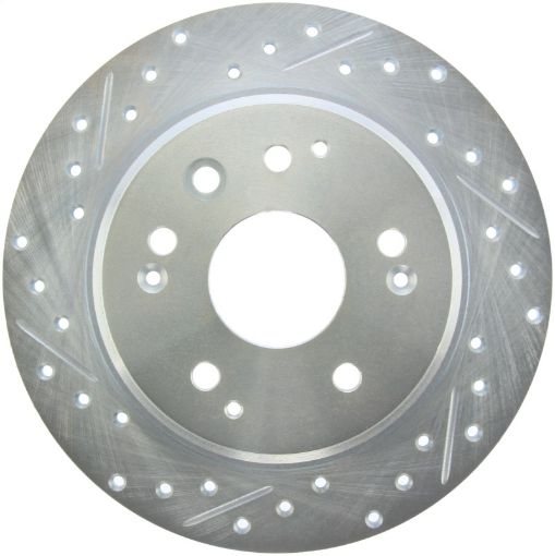 Picture of StopTech Select Sport 04 - 08 Acura TL Drilled Slotted Rear Passenger Side Sport Brake Rotor