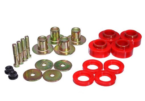 Picture of Energy Suspension 68 - 72 Chevrolet Chevelle Red Body Mount Set