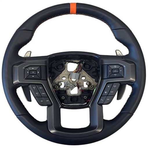 Picture of Ford Racing 2015 - 2017 F - 150 Raptor Performance Steering Wheel Kit - Orange Sightline