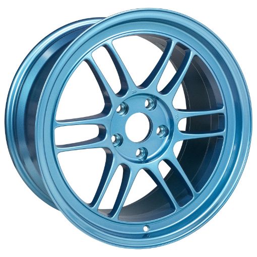 Picture of Enkei RPF1 18x9.5 5x114.3 38mm Offset 73mm Bore Emerald Blue Wheel (MOQ 40)