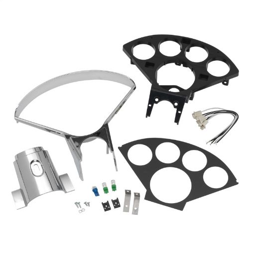 Picture of Autometer 55 - 56 Chevy Cars 5 - Gauge Dash Panel (Fits One 3 - 38in Tach Four 2 - 116in Gauges)