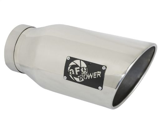 Picture of aFe MACHForce - Xp 5in Inlet x 7in Outlet x 15in length 409 Stainless Steel Exhaust Tip