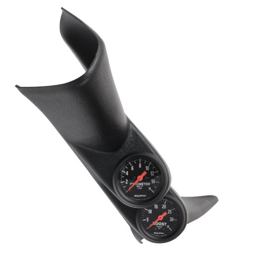 Picture of Autometer 01 - 06 Chevy Silverado 2500 HD A - Pillar Dual Z - Series Gauge Kit Pyrometer Boost