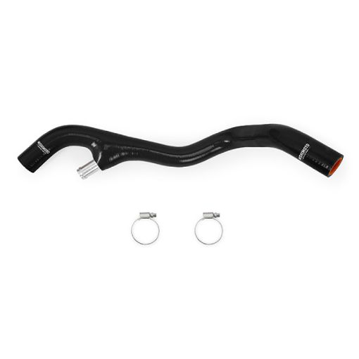 Picture of Mishimoto 03 - 04 Ford F - 250F - 350 6.0L Powerstroke Lower Overflow Black Silicone Hose Kit