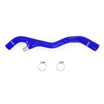 Picture of Mishimoto 03 - 04 Ford F - 250F - 350 6.0L Powerstroke Lower Overflow Blue Silicone Hose Kit