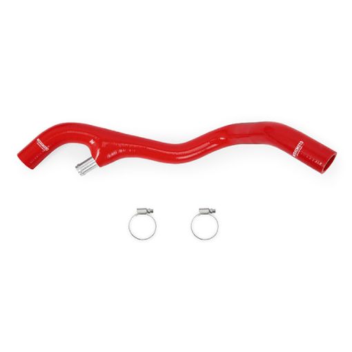 Picture of Mishimoto 03 - 04 Ford F - 250F - 350 6.0L Powerstroke Lower Overflow Red Silicone Hose Kit