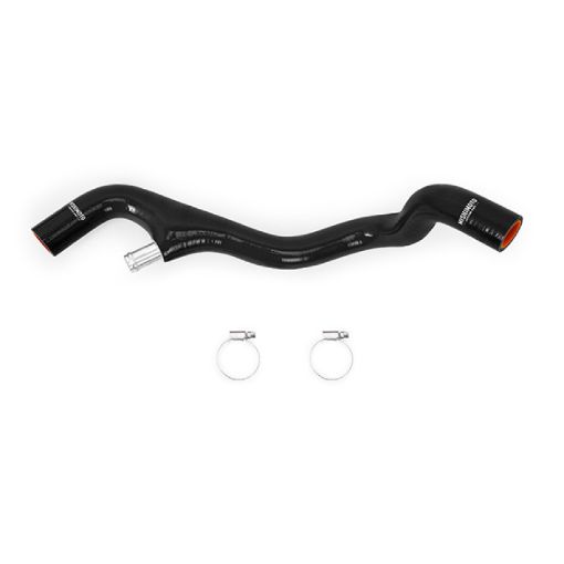 Picture of Mishimoto 05 - 07 Ford F - 250F - 350 6.0L Powerstroke Lower Overflow Black Silicone Hose Kit