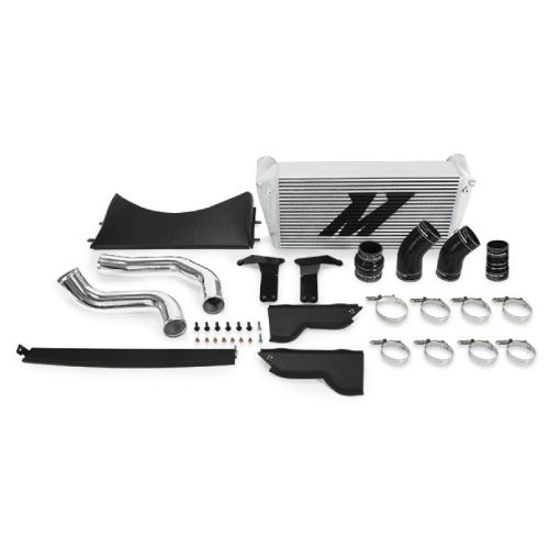 Picture of Mishimoto 13 Dodge Cummins 6.7L Intercooler Kit - Silver