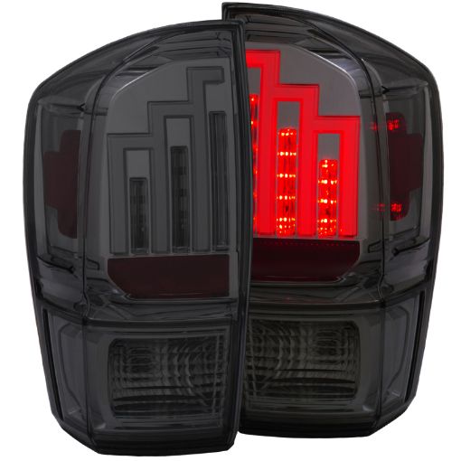 Picture of ANZO 2016 - 2017 Toyota Tacoma LED Taillights Smoke