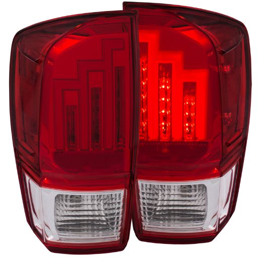 Picture of ANZO 2016 - 2017 Toyota Tacoma LED Taillights RedClear
