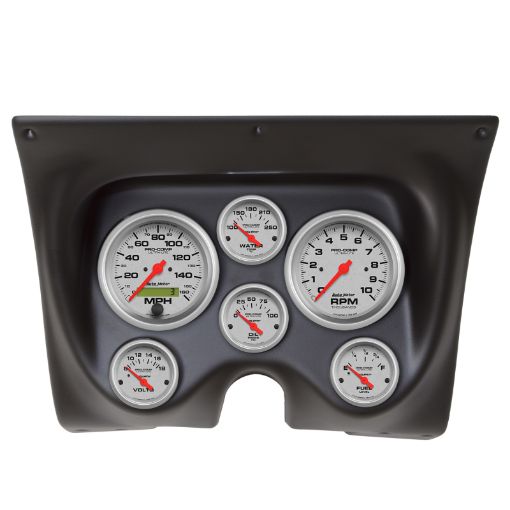 Picture of Autometer Ultra - Lite 67 - 68 CamaroFirebird Dash Kit 6pc Tach MPH Fuel Oil WTMP Volt