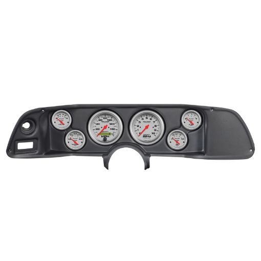 Picture of Autometer Ultra - Lite 70 - 78 Camaro Dash Kit 6pc Tach MPH Fuel Oil WTMP Volt