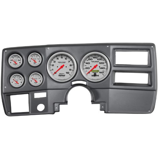 Picture of Autometer Ultra - Lite 73 - 83 Chevy TruckSuburban Dash Kit 6pc Tach MPH Fuel Oil WTMP Volt