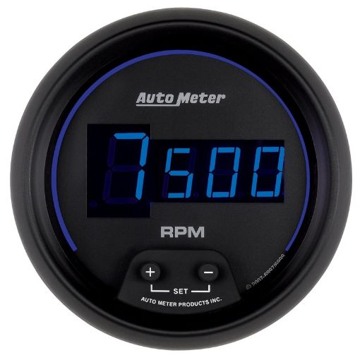 Picture of Autometer Cobalt Digital 85.7mm Black In - Dash Tachometer