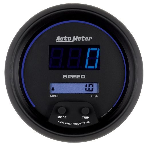 Picture of Autometer Cobalt Digital 85.7mm Black Electric Programable Speedometer