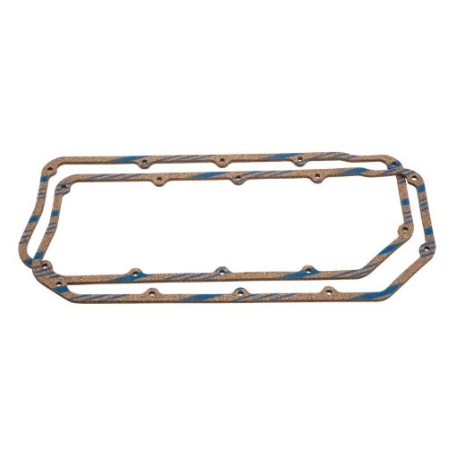 Picture of Edelbrock Gaskets Valve Covers Chrysler 426 - 572 Hemi Gen II Blue Stripe CorkRubber Set