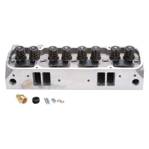 Picture of Edelbrock Cylinder Head Pontiac Performer RPM 72cc for Hydraulic Roller Cam Complete (Ea)